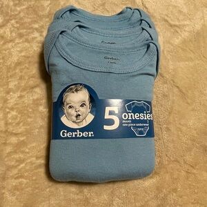 5-Pack of Gerber Short Sleeve Onesies